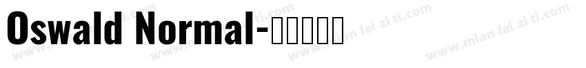 Oswald Normal字体转换